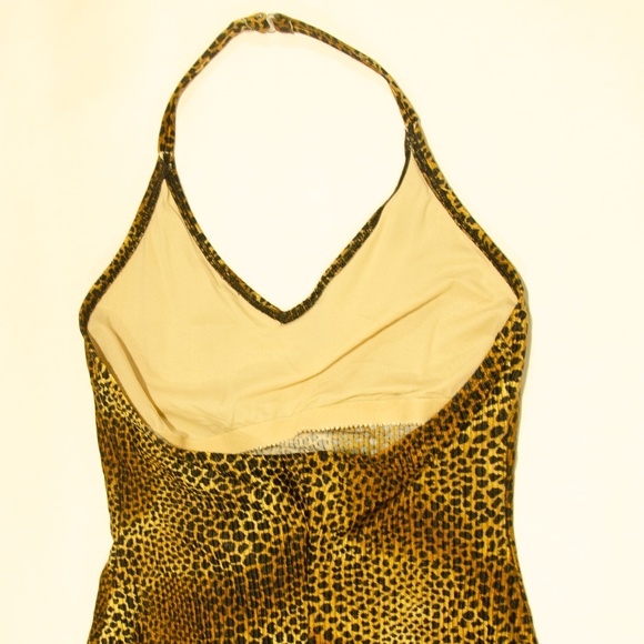 Vintage leopard print 1990's swimsuit - Picture 8 of 11